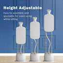 Sylintech Standing Garment Steamer Full Size Steamer 1800-Watt High, White - Like New