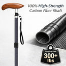 Premimax Carbon Fiber Folding Walking Cane for Men & Women - Like New