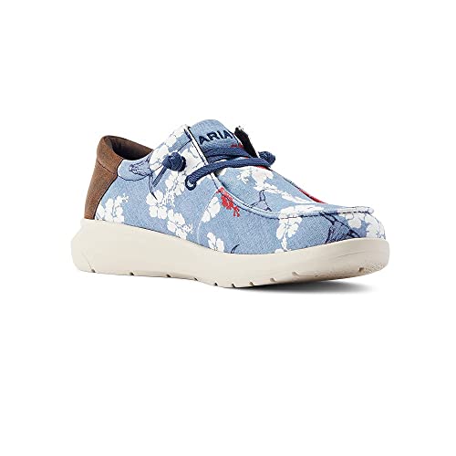1004513 ARIAT MEN HILO STRETCH SNEAKER RED/WHITE/BLUE SIZE MEN 8 - Brand New
