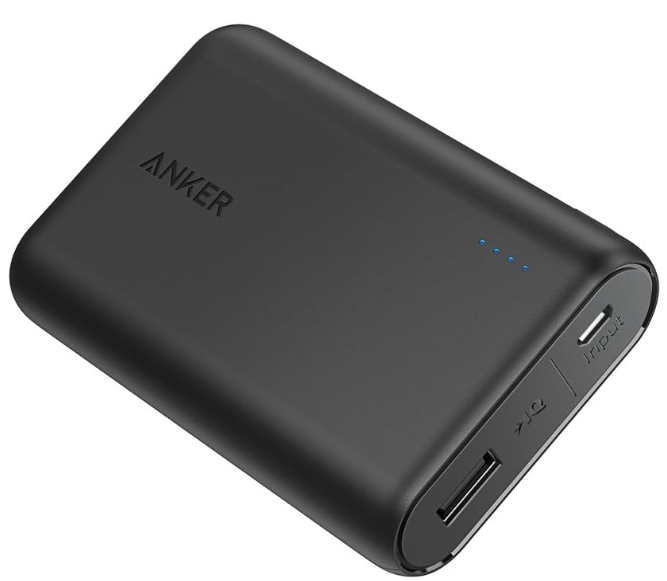 Anker PowerCore 10000 Portable Charger Power Bank Black A1263 - Scratch & Dent