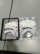 GENERIC 9.5" BY 6.75" TABLET CASE WITH A COMPOSTION BOOK FROG SWAMP COVER - Like New