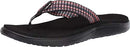 1019040 TEVA WOMEN'S VOYA FLIP FLOP BAR STREET MULTI BLACK SIZE 8 - Brand New