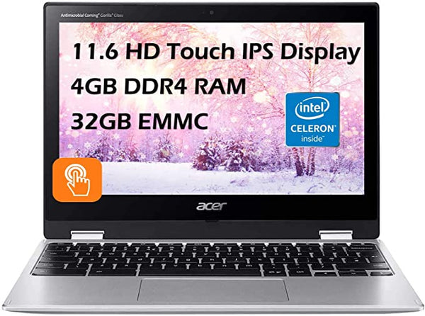 Acer CP311-3H-K23X 11.6" 1366x768 TOUCH MT8183 4GB 32GB SSD - SILVER Like New