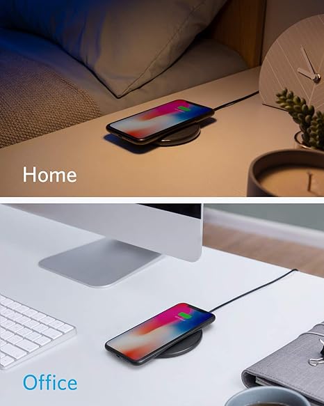 Anker 313 10W Max 2 Pack 313 Wireless Charger Pad mQi-Certified A2503 - Black - Like New