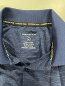 LONDON FOG SHORT SLEEVE POLO - SIZE: MEN M - BLUE - Brand New