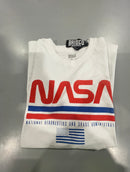 BAISCO BRANDS WHITE NASA T-SHIRT - SIZE: MEN XL - WHITE - Brand New
