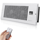 Quiet Register Booster Fan Fits 4"x 12" Register Holes 10-Speed 2x - White - Like New