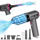 KMM HANDHELD 4 IN 1 VACUUM CLEANER 16000PA AIR DUSTER LED LIGHT - GRAY - Like New