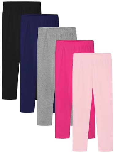 Welcome 5 Pack Leggings Cotton Length Full Maximum Comfort Stretch Tights - Brand New