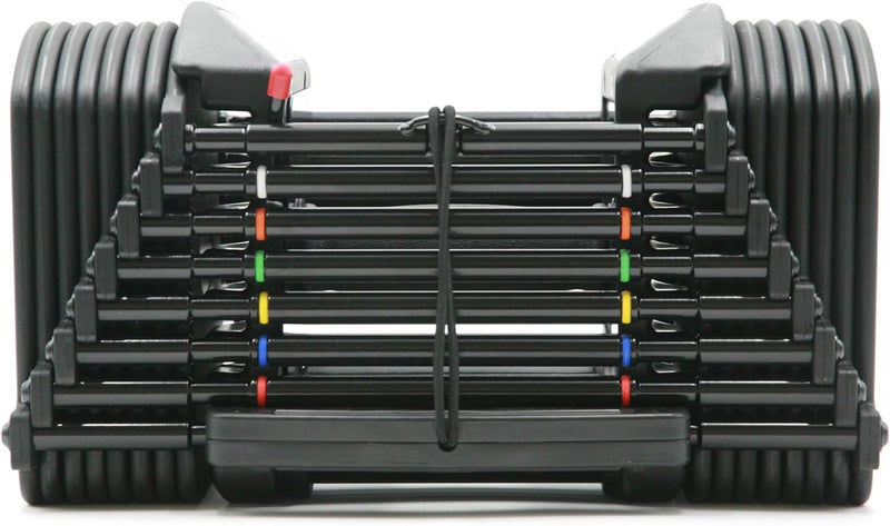 POWERBLOCK PRO 50 ADJUSTABLE DUMBBELL,1 SINGLE, 5-50 LB - BLACK - Like New