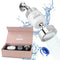 YATITUS Shower Filter Head for Hard Water Filtered - White/Chrome - Like New