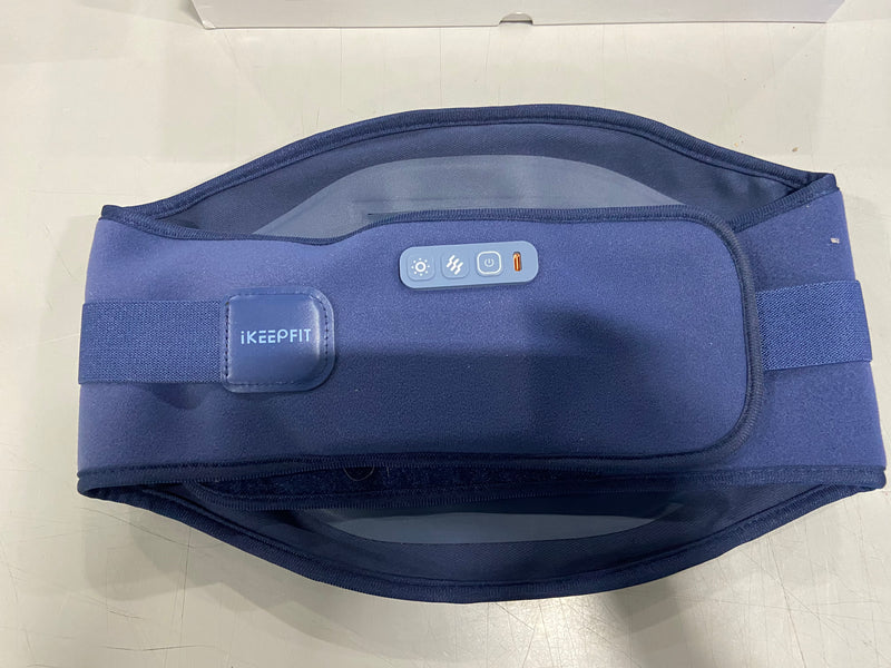 IKEEPFIT HEATED WAIST MASSAGER - BLUE - Like New