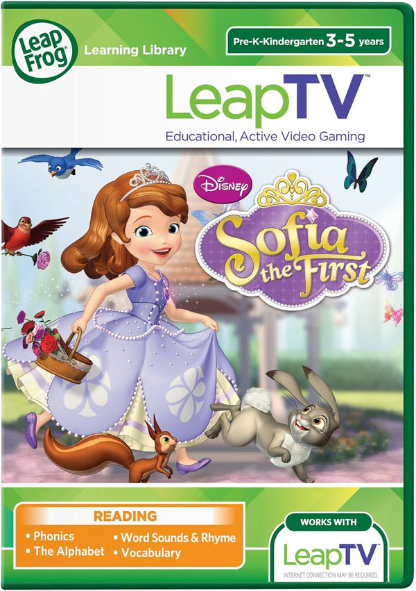 LeapFrog LeapTV Disney Sofia The First Educational, Active Video Game Like New