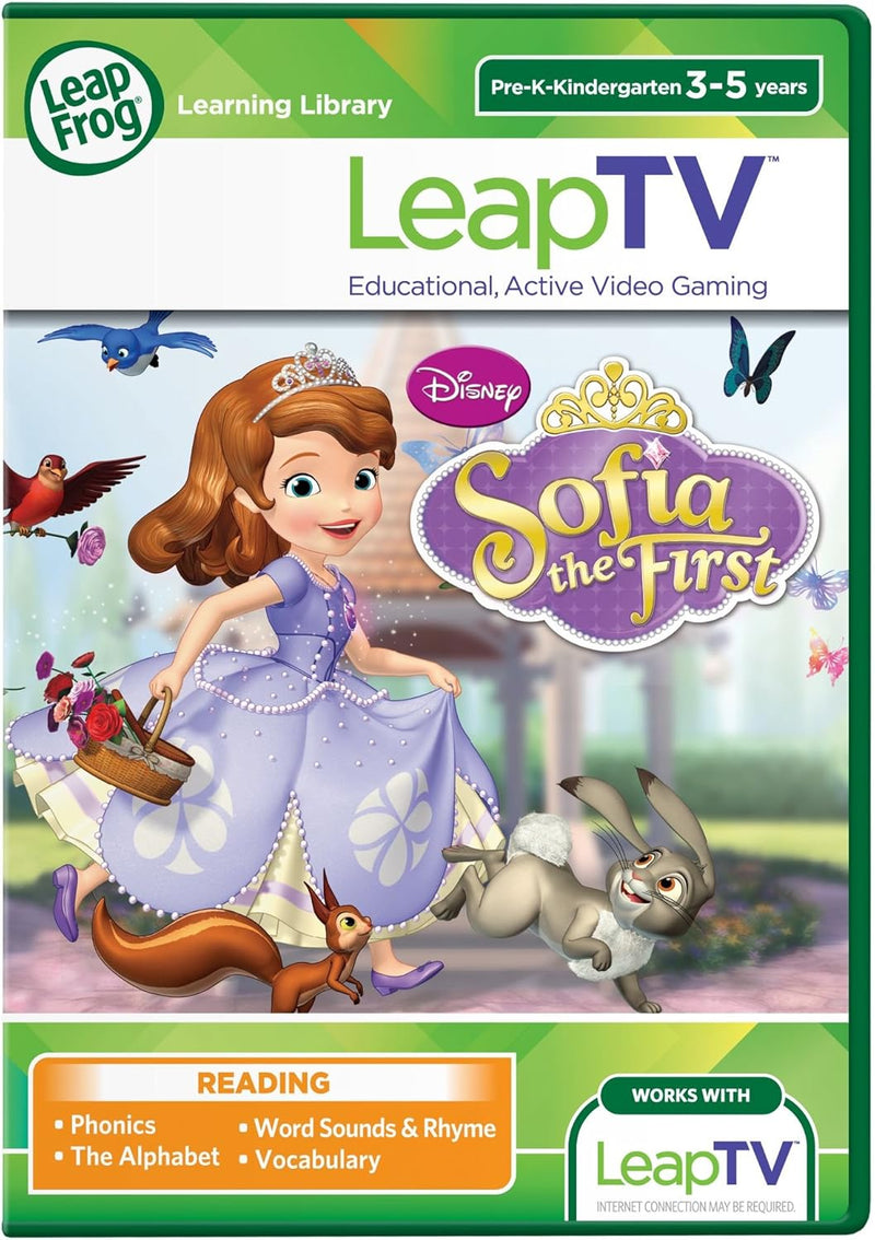 LeapFrog LeapTV Disney Sofia The First Educational, Active Video Game Like New