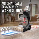 HOOVER ONEPWR SMARTWASH CORDLESS CARPET CLEANER MACHINE BH50700V - SILVER - Like New