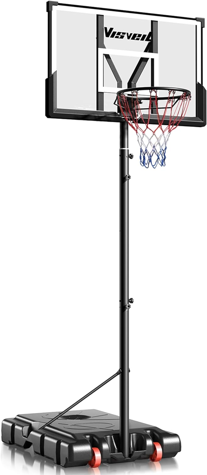 VISVEIL Basketball Hoop Portable Hoop System for Outdoor - Scratch & Dent