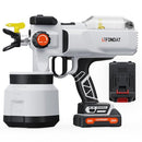 NOUNO LEFONDAT CORDLESS AIRLESS PAINT SPRAYER WITH BATTERIES - GRAY - Like New