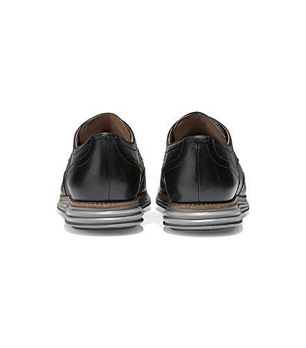 C26470 Cole Haan Men's Original Grand Shortwing Oxford Black Leather/Ironstone - Like New