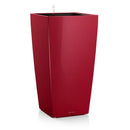Lechuza CUBICO 22” Tall Self Watering Planter B0026OJJ46 - Charcoal, Metallic - Brand New