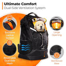 PETITUDE Pet Carrier Backpack [Breathable Mesh] Travel Bag - Brand New