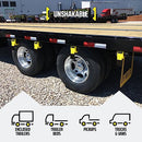 DC Cargo Winch Straps 4" x30' Flatbed Strap Tie-Downs w/Flat Hooks 5,500LB - Brand New