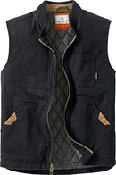 LEGENDARY WHITETAILS LEGENDARY WHITETAILS MEN'S CANVAS CROSS TRAIL VEST BLACK - Brand New