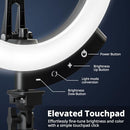 Eicaus 12" Magnetic Ring Light with 67" Tripod Stand, Selfie Light - Like New