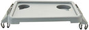 Lumex Folding Walker Tray Cup Holders Clip-On Walker Accessory Tool-Free - Grey - Brand New