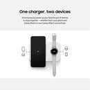 SAMSUNG EP-P5400 WIRELESS CHARGING PAD 15 WATT 2.77 A AFC - WHITE - Like New