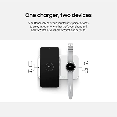 SAMSUNG EP-P5400 WIRELESS CHARGING PAD 15 WATT 2.77 A AFC - WHITE - Like New