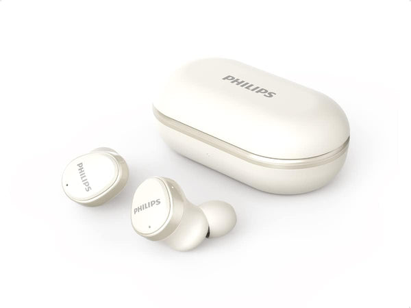 PHILIPS T4556 True Wireless Headphones ANC IPX4 Water Resistance - White Like New