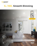 Ensenior 24Pack 3" LED Recessed Ceiling Light 5CCT 500LM 6W 120V - WHITE - Brand New