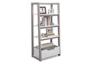 DELTA CHILDREN DELTA CHILDREN LADDER SHELF WHITE/GRAY‎530451-166 - Like New