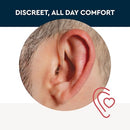 LUCID HEARING ENRICH PRO OTC BEHIND-THE-EAR HEARING AIDS - BEIGE - Like New