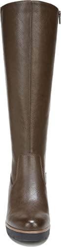 Naturalizer SOUL Womens Approve Knee High Boot Mid Brown 10 W - Brand New