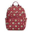 VERA BRADLEY PREMIUM COTTON SMALL BACKPACK, BANDANA PAISLEY, SIZE-RED AND YELLOW - Brand New