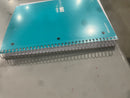 OFFICE DEPOT WIREBOUND NOTEBOOK 8" X 10-1/2", WIDE RULED, 180 SHEETS - TEAL - Like New