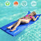 COSONE SELF-INFLATING POOL FLOATS ADULT, RAFT WITH HEADREST - BLUE - Brand New