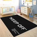 Keep Off Area Rug Modern Large Carpet Non-Slip Mat 5x7 ft B0CFLY9B26 - Black - Brand New
