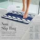 GTa13 Bathroom Rugs Sets 3 Piece – Microfiber Spineless Bathroom Rugs - Blue - Brand New