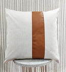 EFOLKI BOHO THROW PILLOW COVERS FOR COUCH BED 18X18 SET OF 6 WHITE/BROWN/BLACK - Brand New