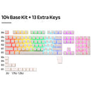 LTC LavaCaps PBT Double Shot 117-Key Pudding Keycaps Translucent OEM Profile Like New