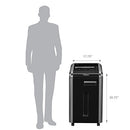 FELLOWES POWERSHRED 225CI 22-SHEET CROSS-CUT COMMERCIAL SHREDDER - BLACK - Like New