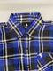 BLACK HORSE MEN'S WOVEN PLAID SHIRT SMALL - BLUE/LIGHT BLUE/VIOLET/BLACK/WHITE - Brand New