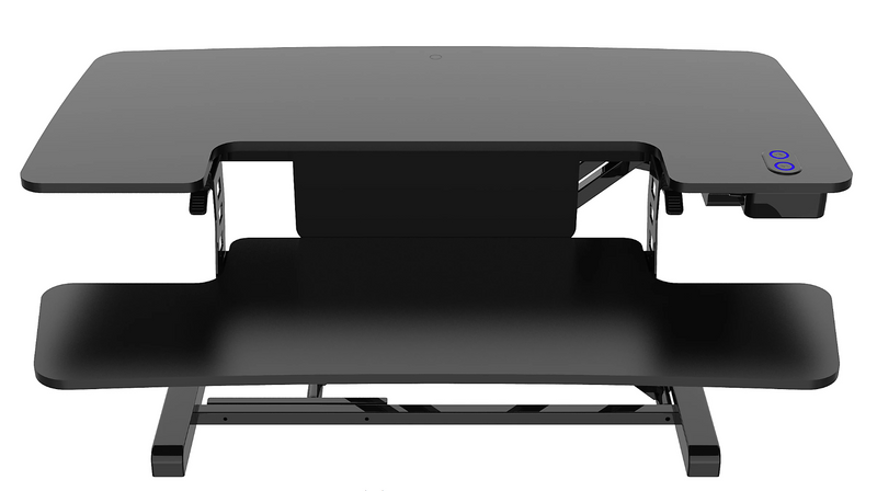 FlexiSpot EM7MA Metal Electric Sit-Stand Desk Converter EM7MA - Black Like New