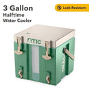 RTIC OUTDOORS 3 GALLON HALFTIME COOLER BEVERAGE DISPENSER - SAGE GREEN - Brand New