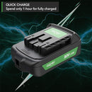 Aiper Smart Cordless Lightweight Leaf Blower 2x 1.5Ah Battery Kit - Black/Green - Like New