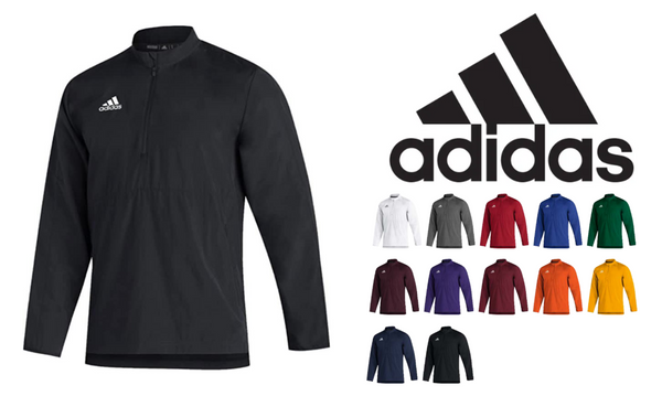 GM1855 Adidas Sideline 21 Long Sleeve 1/4 Zip - Brand New