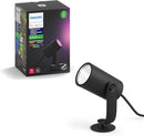 PHILIPS HUE LILY OUTDOOR SMART LED SPOTLIGHT - LOW VOLTAGE LIGHTING - BLACK - Like New