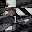 TALMONT TRAVEL BACKPACK WATER RESISTANT BOOKBAG - GRAY - Like New